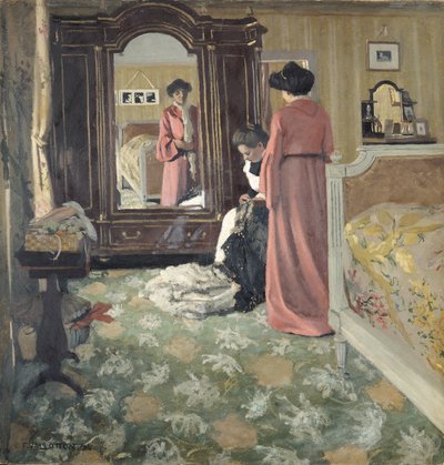 Interiér od Felix Edouard Vallotton