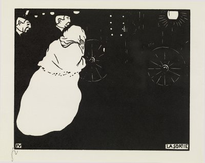 Exit, 1895 od Felix Edouard Vallotton