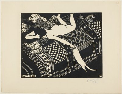 Lenost od Felix Edouard Vallotton