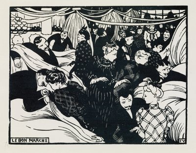 Dobrý trh, 1893 od Felix Edouard Vallotton