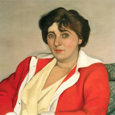Červený svetr od Felix Edouard Vallotton