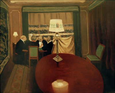 Poker od Felix Edouard Vallotton