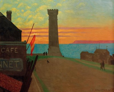 Starý maják v Honfleuru od Felix Edouard Vallotton