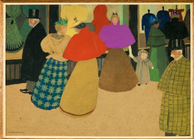 Les Passants od Felix Edouard Vallotton