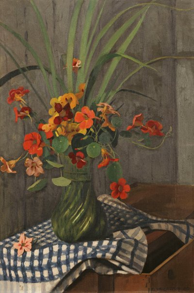 Nasturtiums; kapucínky od Felix Edouard Vallotton