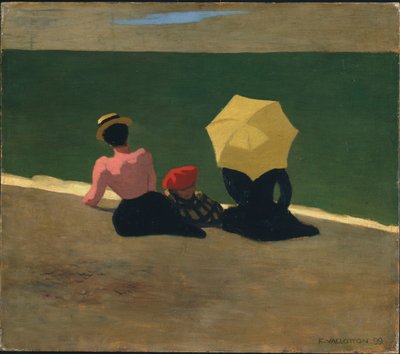 Na pláži, 1899 od Felix Edouard Vallotton