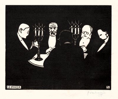 Poker, 1896. od Felix Edouard Vallotton