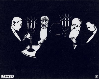 Poker, 1896 od Felix Edouard Vallotton