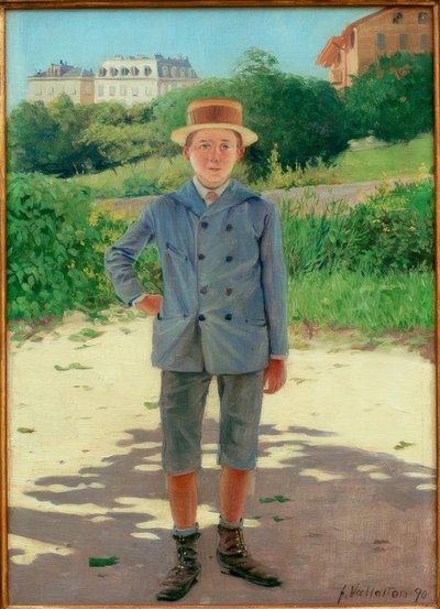 Portrét mladého Delisle od Felix Edouard Vallotton