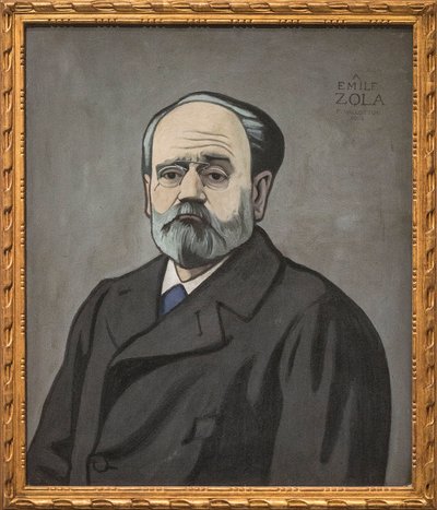 Portrét Emila Zoly od Felix Edouard Vallotton