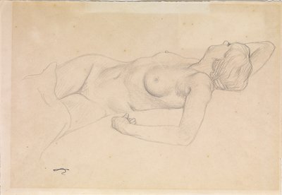 Ležící nahá od Felix Edouard Vallotton