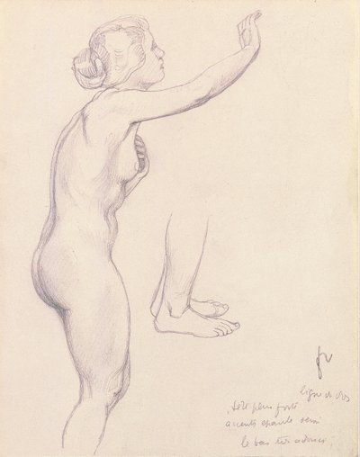 Studie pro Persea a Andromedu, 1918 od Felix Edouard Vallotton