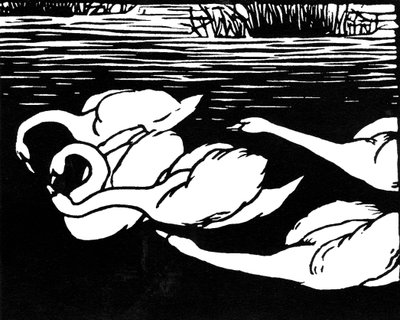 Labutě, 1892. od Felix Edouard Vallotton