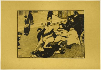 Nehoda od Felix Edouard Vallotton