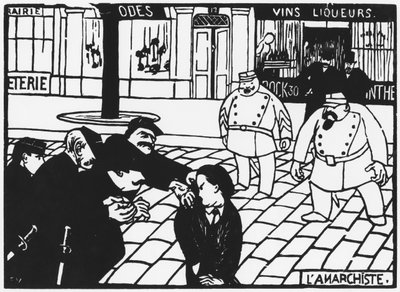 Anarchista, 1892 od Felix Edouard Vallotton