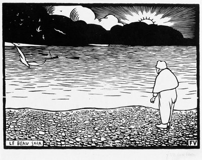 Krásný večer, 1892 od Felix Edouard Vallotton