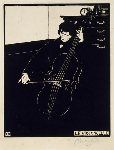 Violoncello od Felix Edouard Vallotton