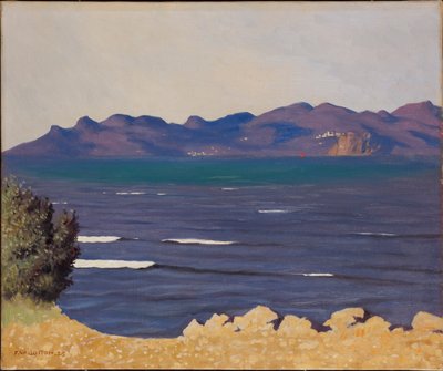 Esterel a záliv Cannes, 1925. od Felix Edouard Vallotton