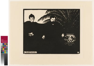 Nenapravitelní, deska deset z "Intimacie", 1898 od Felix Edouard Vallotton