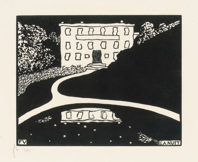 Noc od Felix Edouard Vallotton