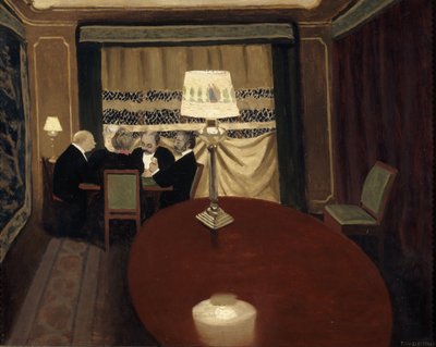 Pokerová hra, 1902 od Felix Edouard Vallotton