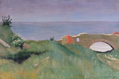 Ruiny, Villerville, 1913 od Felix Edouard Vallotton
