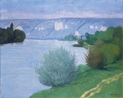 Seina poblíž Les Andelys, 1916 od Felix Edouard Vallotton