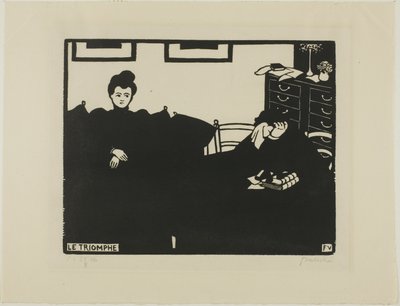 Triumph, deska dva z Intimacies od Felix Edouard Vallotton