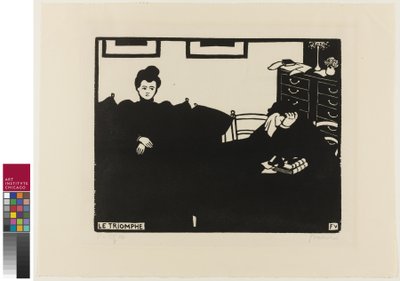 The Triumph, deska dva z Intimacies, 1898 od Felix Edouard Vallotton