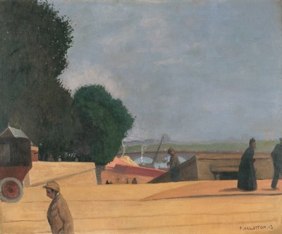 Vstup na most Alma od Felix Edouard Vallotton