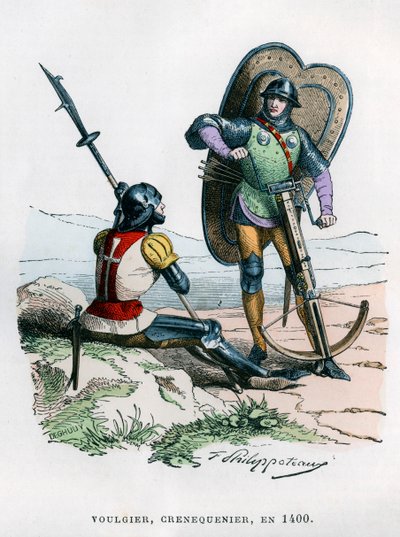 Vojáci, 1400 1882-1884. od Felix Henri Emmanuel Philippoteaux