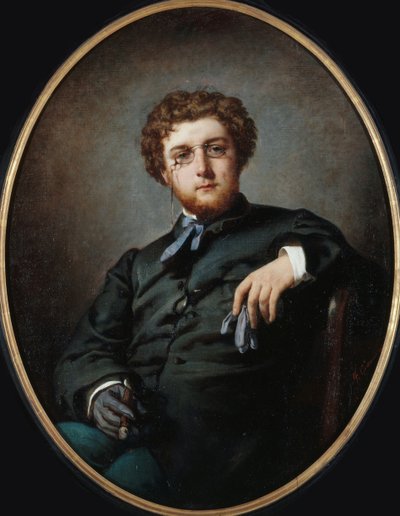 Portrét skladatele Georgese Bizeta 1838-1875, cca 1865. od Felix Henri Giacomotti