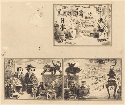 Adresa Labric, 1876. od Felix Hilaire Buhot