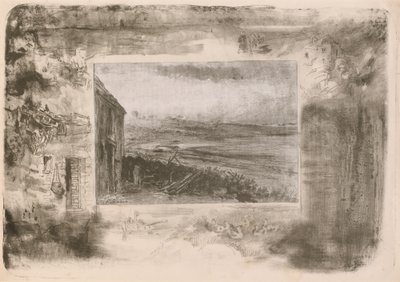 Rybářská chata, 1892. od Felix Hilaire Buhot