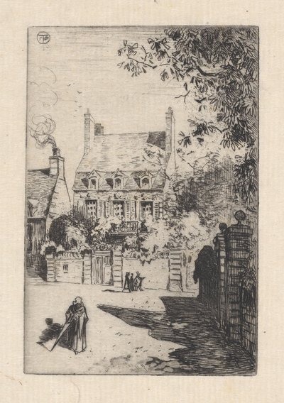 V provinciích - Dům Orléans Valognes, 1860-98. od Felix Hilaire Buhot