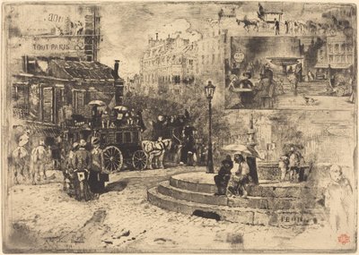 Place Pigalle v roce 1878 Place Pigalle v roce 1878, 1878. od Felix Hilaire Buhot