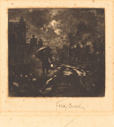 Noční hlídka Noční hlídka, 1878. od Felix Hilaire Buhot