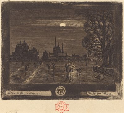Zákaz vycházení Zákaz vycházení [recto], 18741875. od Felix Hilaire Buhot