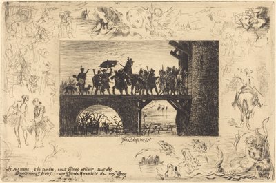 Tentýž večer... Tentýž večer..., 1878. od Felix Hilaire Buhot