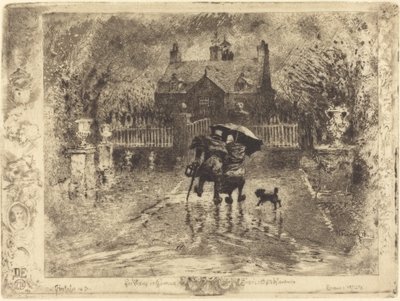 Country Neighbors Country Neighbors, 18791880. od Felix Hilaire Buhot