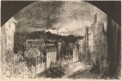 Montmartre 14. července (Den Bastily na Montmartru) od Felix Hilaire Buhot