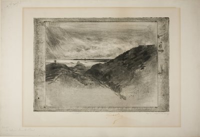 The Cliff, Bay of St. Malmo od Felix Hilaire Buhot