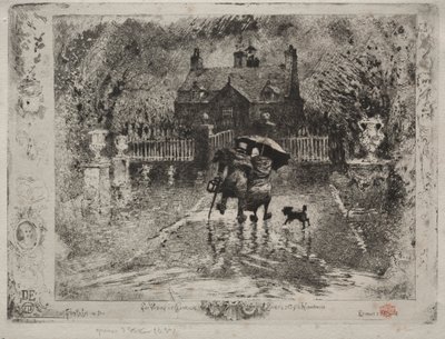 Venkovští sousedé, 1879-1880. od Felix Hilaire Buhot