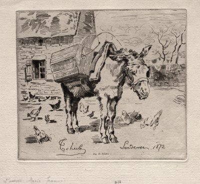 Mezek, Marie-Jeanne od Felix Hilaire Buhot