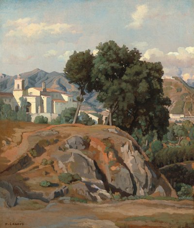 Pohled na La Cava, c. 1840. od Felix Hippolyte Lanoue