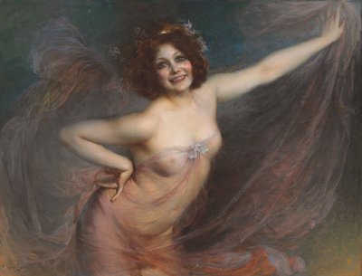 Portrét Loie Fullerové od Felix Hippolyte Lucas