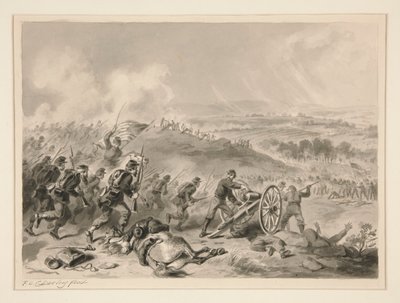 Bitva u Gettysburgu od Felix O. C. Darley