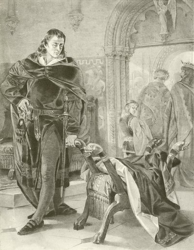 Osada. Akt I, Scéna II (hlubotisk) od Felix Octavius Carr Darley