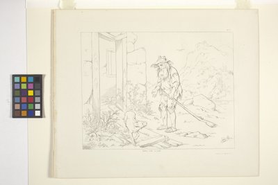 Ilustrace Rip Van Winkle, deska 5 (litografie) od Felix Octavius Carr Darley