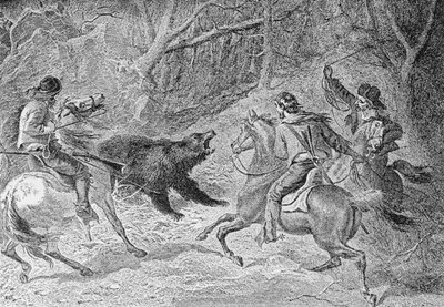 Roping a Grizzly, ilustrace z 